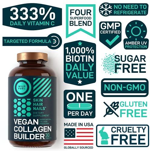 WILD FUEL WILD FUEL Vegan Collagen Builder and Saffron Extract Vegan Bundle