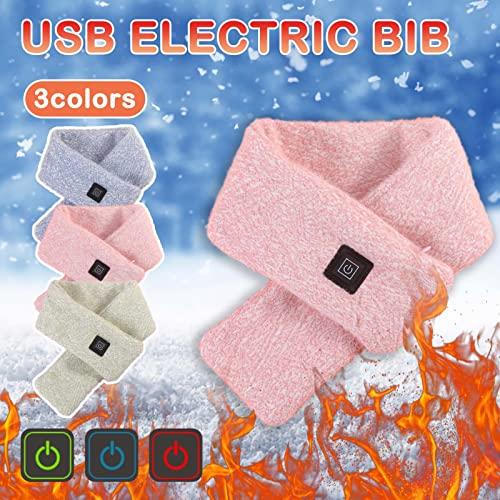 JURANMO Heated Scarf for Women Rechargeable Neck Heating Pad Electric Heated Neck Wrap Thermal Neck Brace for Relief