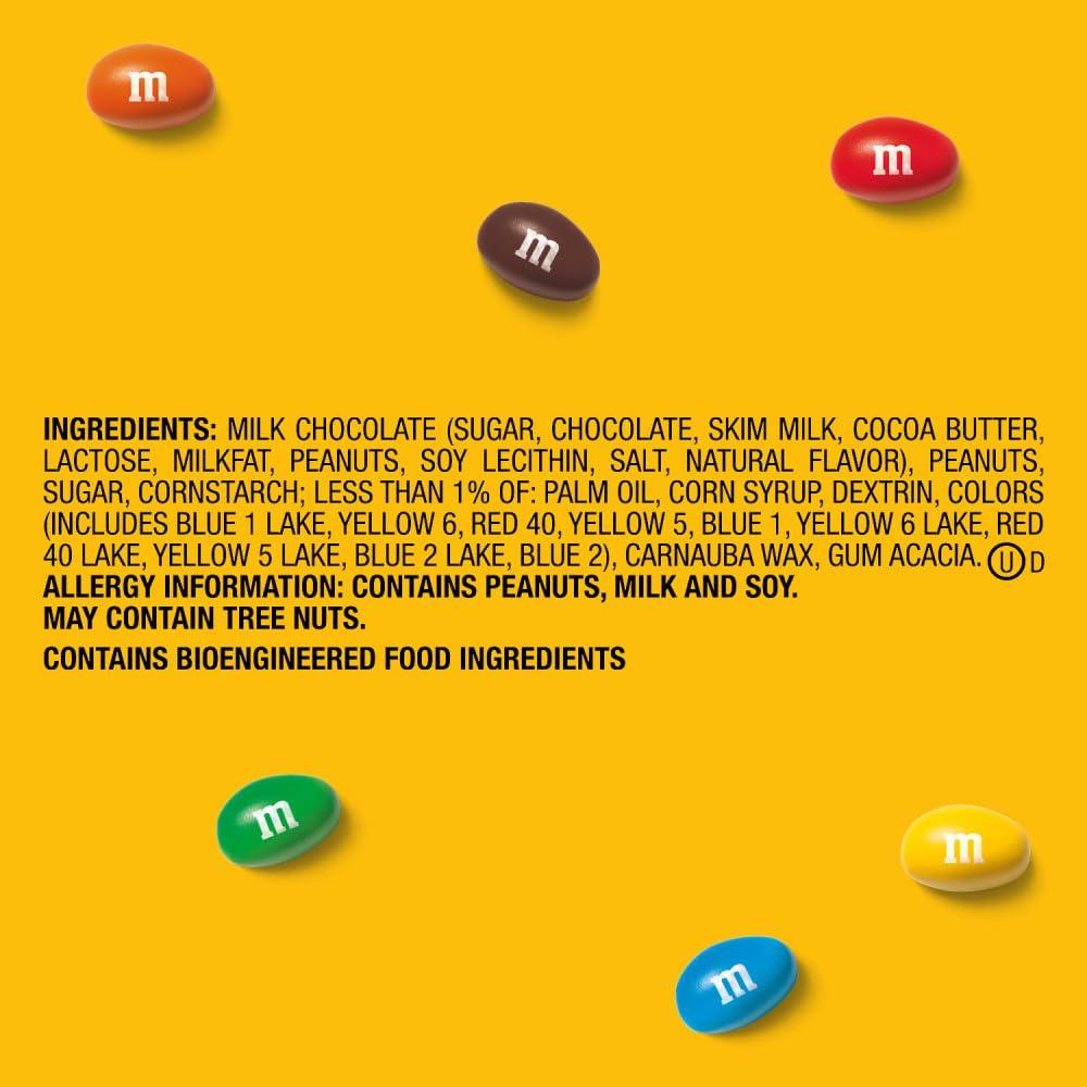 M&M\'S M&M\'S Peanut Milk Chocolate, Sharing Size, 10.05 oz Resealable Bag