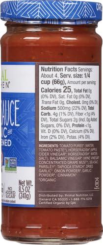 Primal Kitchen Primal Kitchen Unsweetened Cocktail Sauce, Organic, 8.5 Oz (Pack of 3)