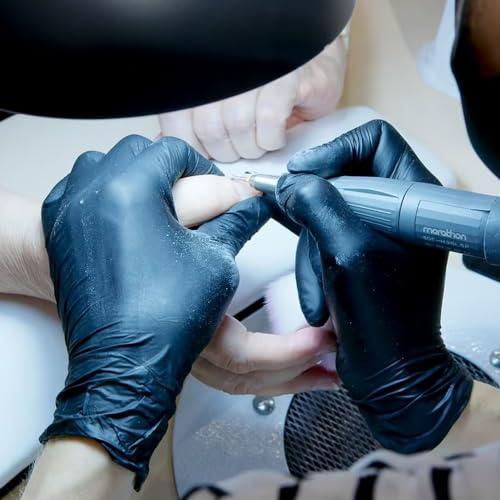 GLOKISS GLOKISS Disposable Nitrile Gloves Latex Free Rubber Cleaning Gloves 5 Mil,Food Safe Cooking Gloves Working Gloves (100, XL)