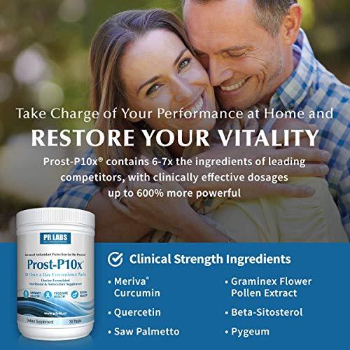 Prost-P10x Prost-P10x Advanced Prostate Health Supplement for Men, 10 Natural Ingredients, Saw Palmetto, Beta Sitosterol, Reduce Bathroom Trips & Urgency - 2 Month Supply