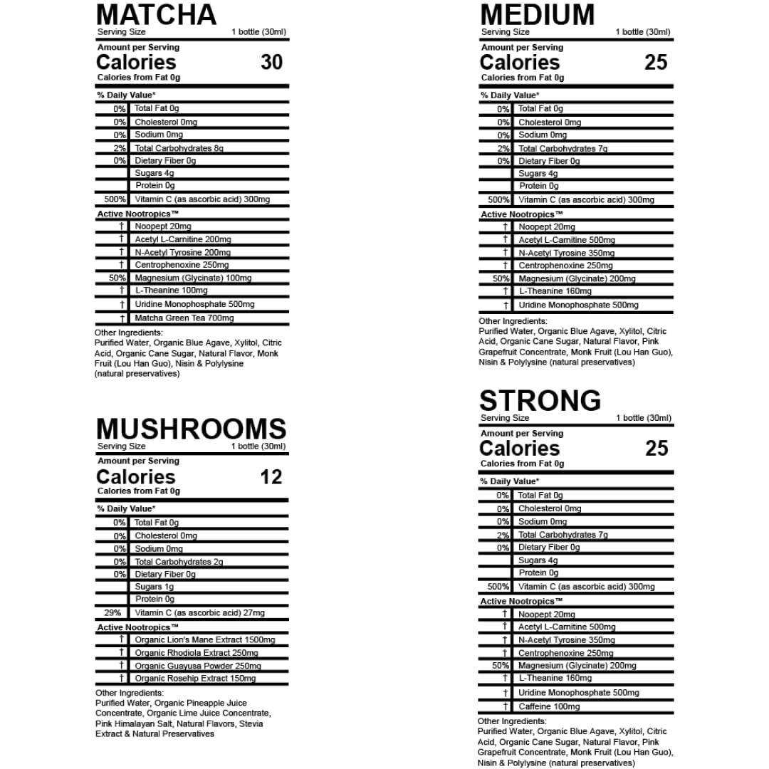TruBrain TruBrain Drinks Nootropic Brain Food Designed by Neuroscientists to Boost Mental Output & Improve Memory Nootropic Supplement