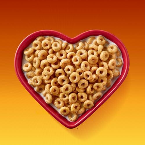Cheerios Honey Nut Cheerios Cereal Single Serve Bowl, Heart Healthy Breakfast Cereal, Gluten Free Cereal with Whole Grain Oats, 1 Oz, 96 Count