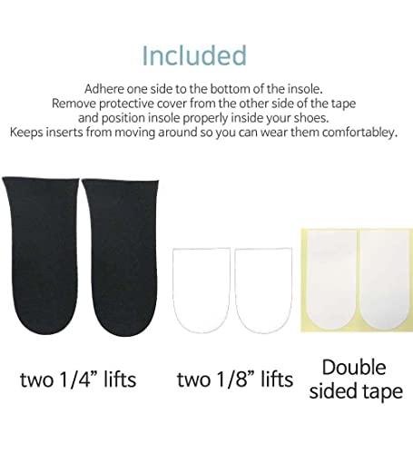 BalanSole 12mm(1/2 Inch) Limb Leg Length Discrepancies LLD Heel Inserts Insoles (2 Large Rights)