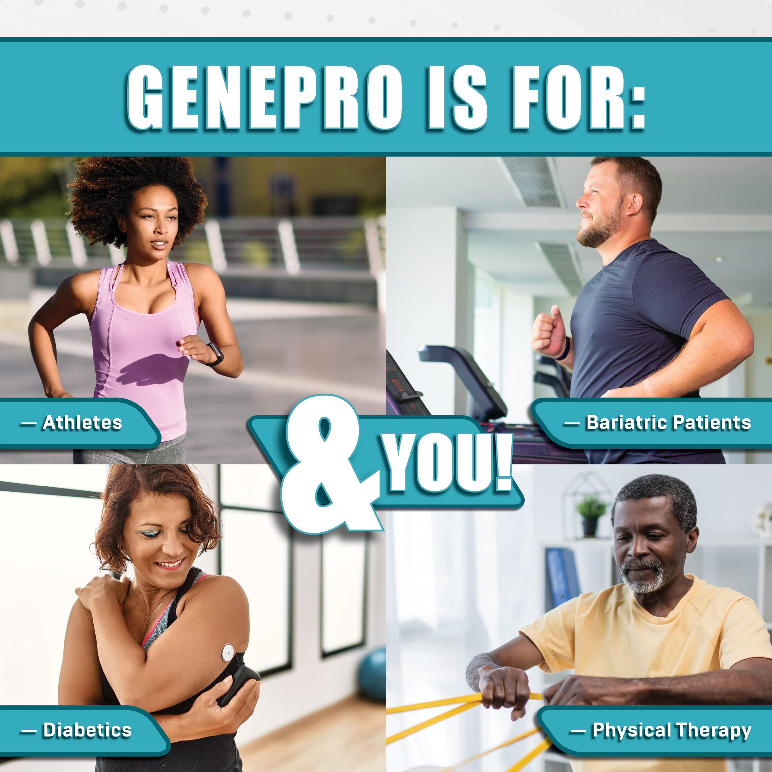 Genepro Gen. 3 The Protein Solution GENEPRO GEN. 3 Unflavored Protein Powder - New Formula - Lactose-Free, Gluten-Free, & Non-GMO Whey Isolate Supplement Shake (3rd Generation, 60 Servings)