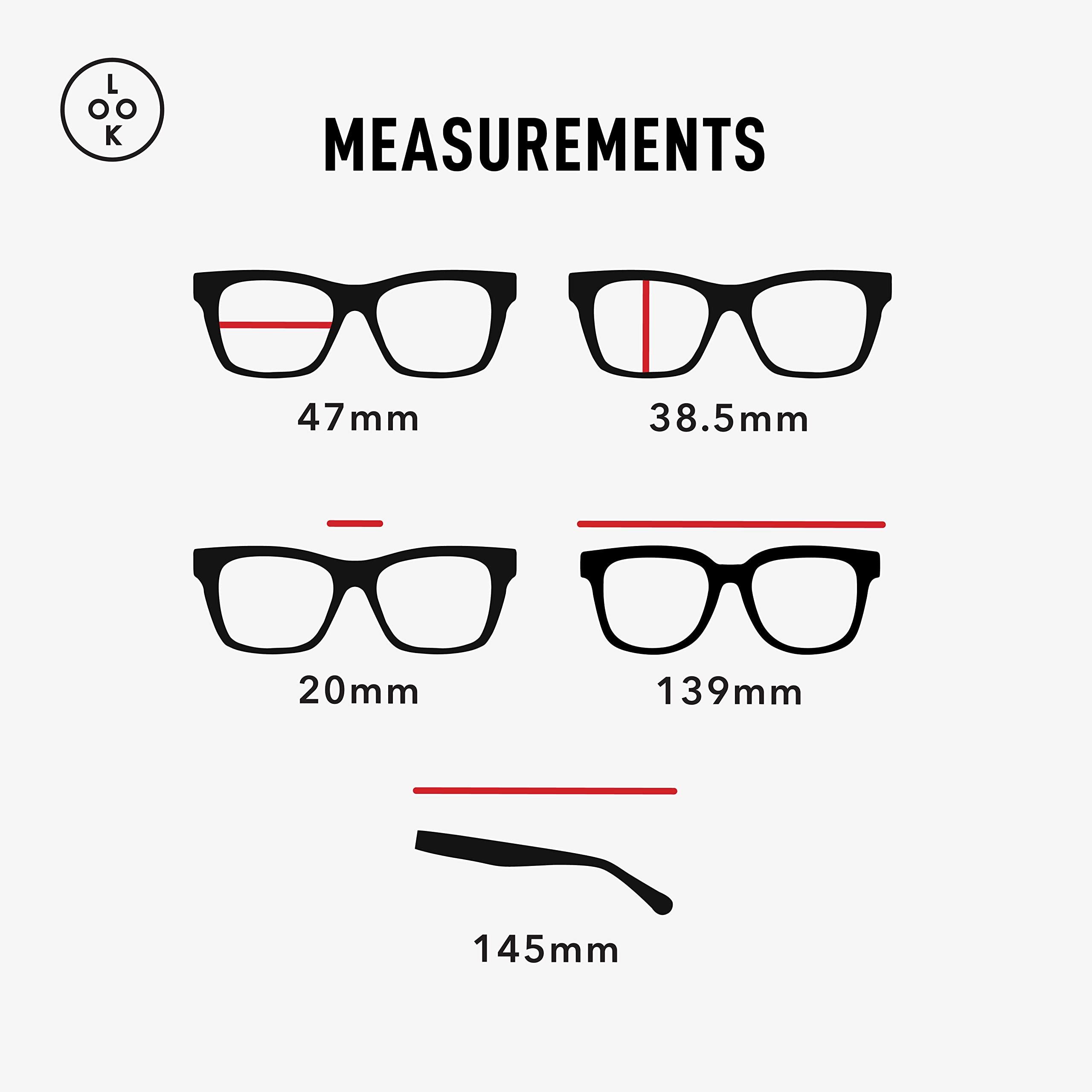 LOOK OPTIC LOOK OPTIC Cosmo Reader - Stylish Unisex Ultra-lightweight Reading Glasses with Scratch-Resistant, Prescription-Quality Lenses (Full Magnification - Not Progressives) 2.50, Champagne