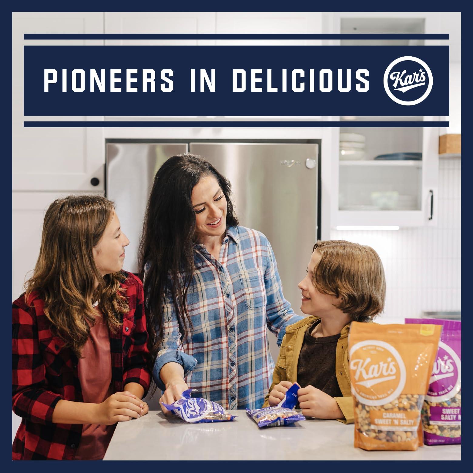 Kar's Kars Nuts Tropical Fruit N Nut Trail Mix, 5.5 oz Snack Mix Bulk Pack of 12, Gluten-Free Snacks