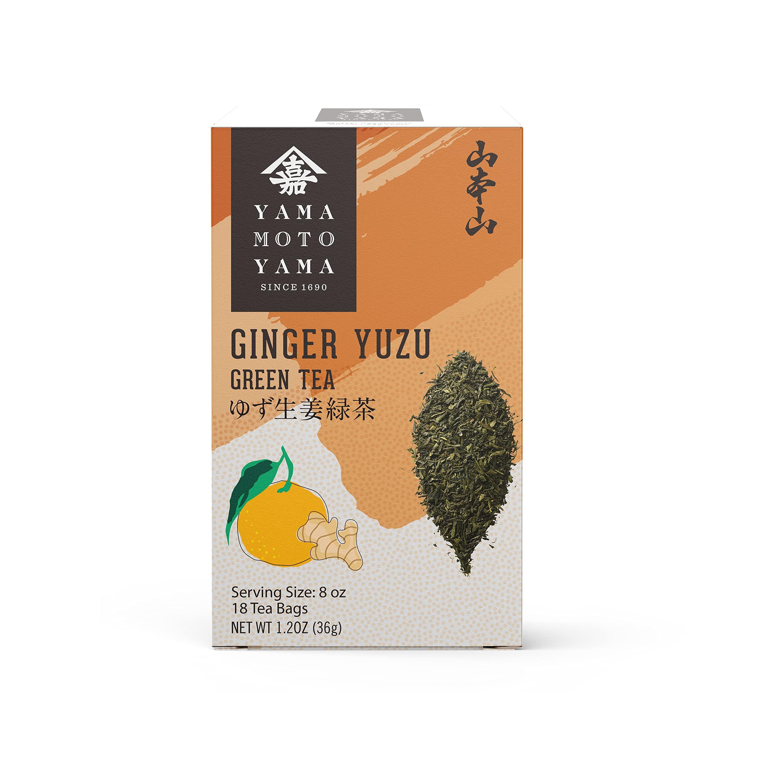 Yamamotoyama Yamamotoyama Ginger Yuzu Green Tea, 18 bags
