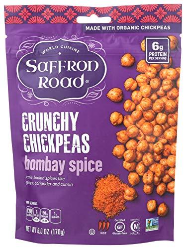 Saffron Road Saffron Road Bombay Spice Crunchy Chickpea Snack, 6oz - Gluten Free, Non-GMO, Halal, Kosher, Vegan