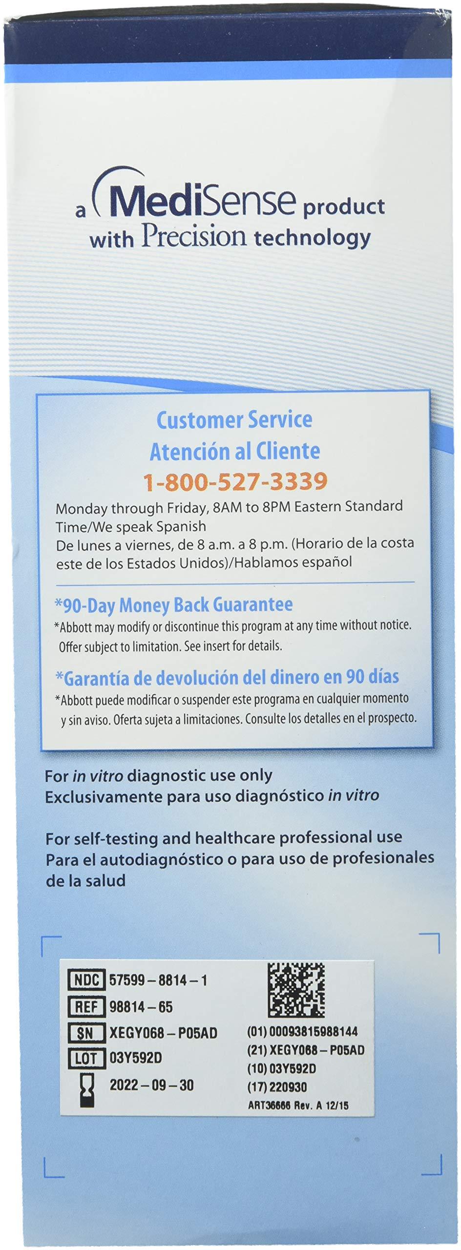 DSS DSS Precision Xtra Blood Glucose Meter Kit, Results in 5 seconds, Strips Not Included (1 Kit)