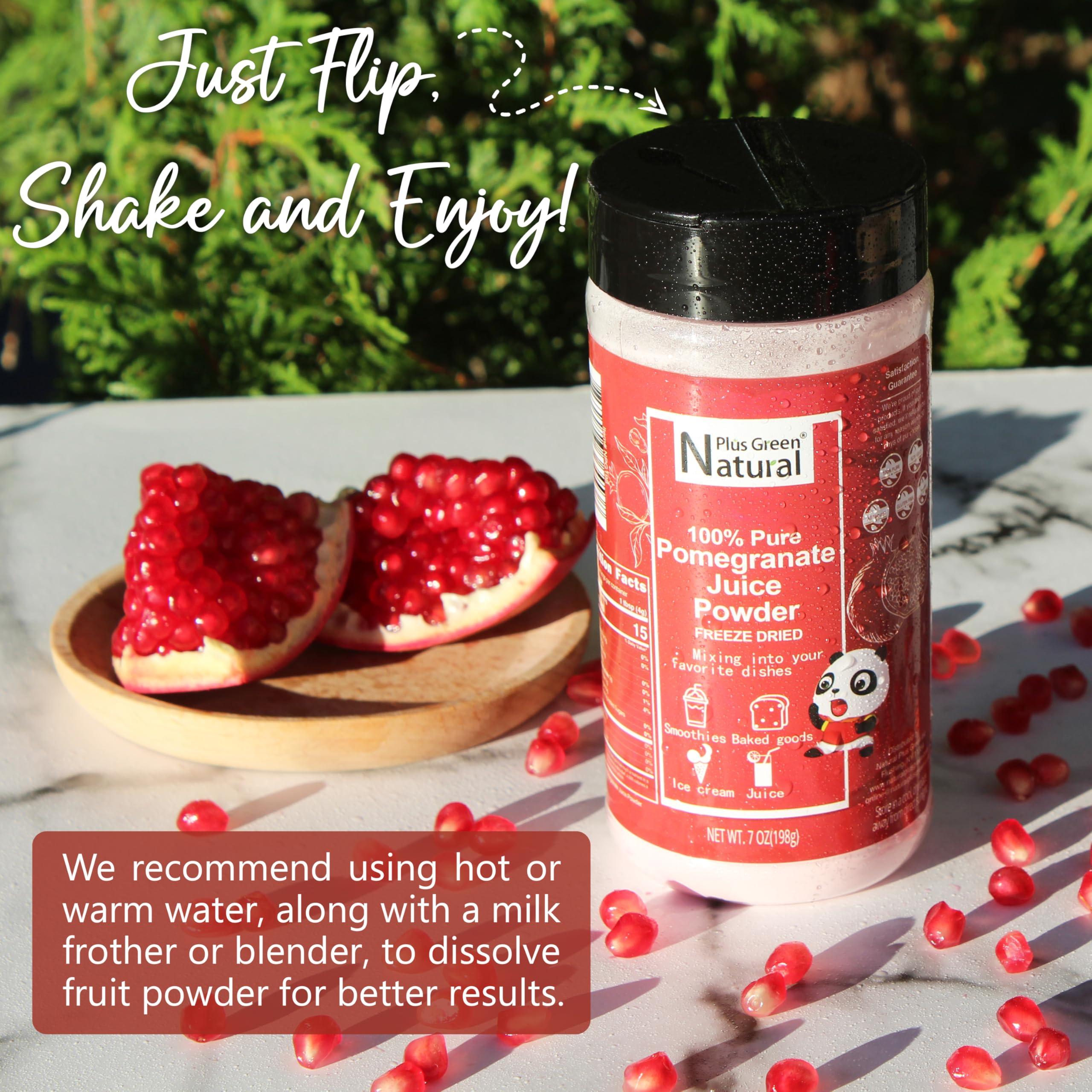 NPG NPG Freeze-Dried Pomegranate Juice Powder 7 Oz, Seedless Fine Powder 100% Natural for Smoothies, Beverages, Baking, and Cooking, Vegan-Friendly, Light Pink Color, Natural Food Coloring