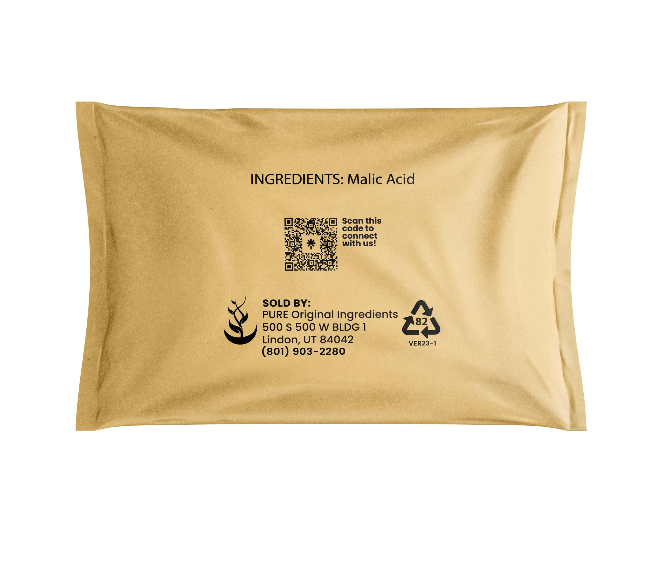 PURE ORIGINAL INGREDIENTS PURE ORIGINAL INGREDIENTS Malic Acid (8 oz) Food Grade Crystals, Tart Flavor