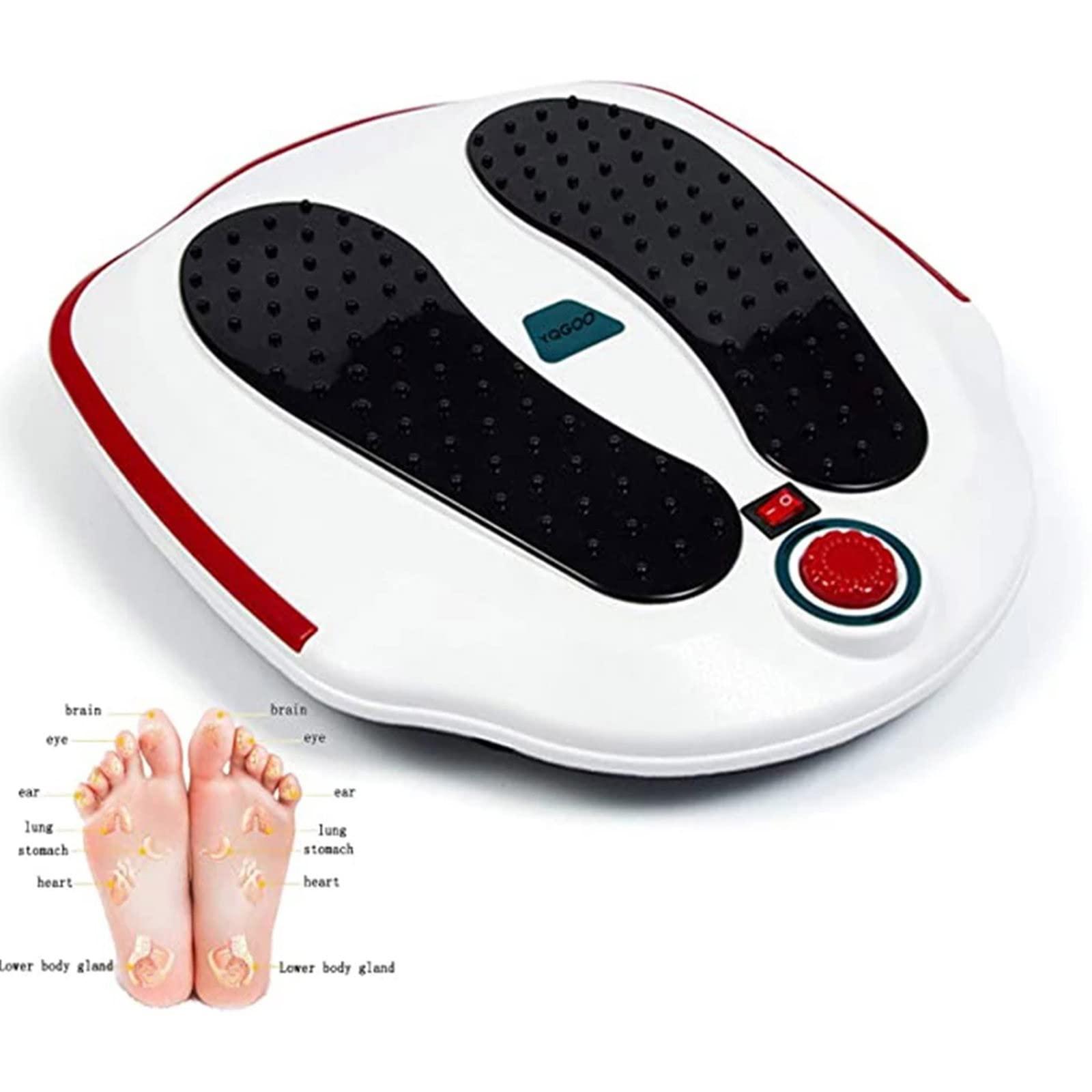 VEXIGO VEXIGO Electric Foot Massager Machine Circulation Vibration Blood Booster Electromagnetic, Deep Kneading Massaging Nodes, for Relieve Fatigue Sore