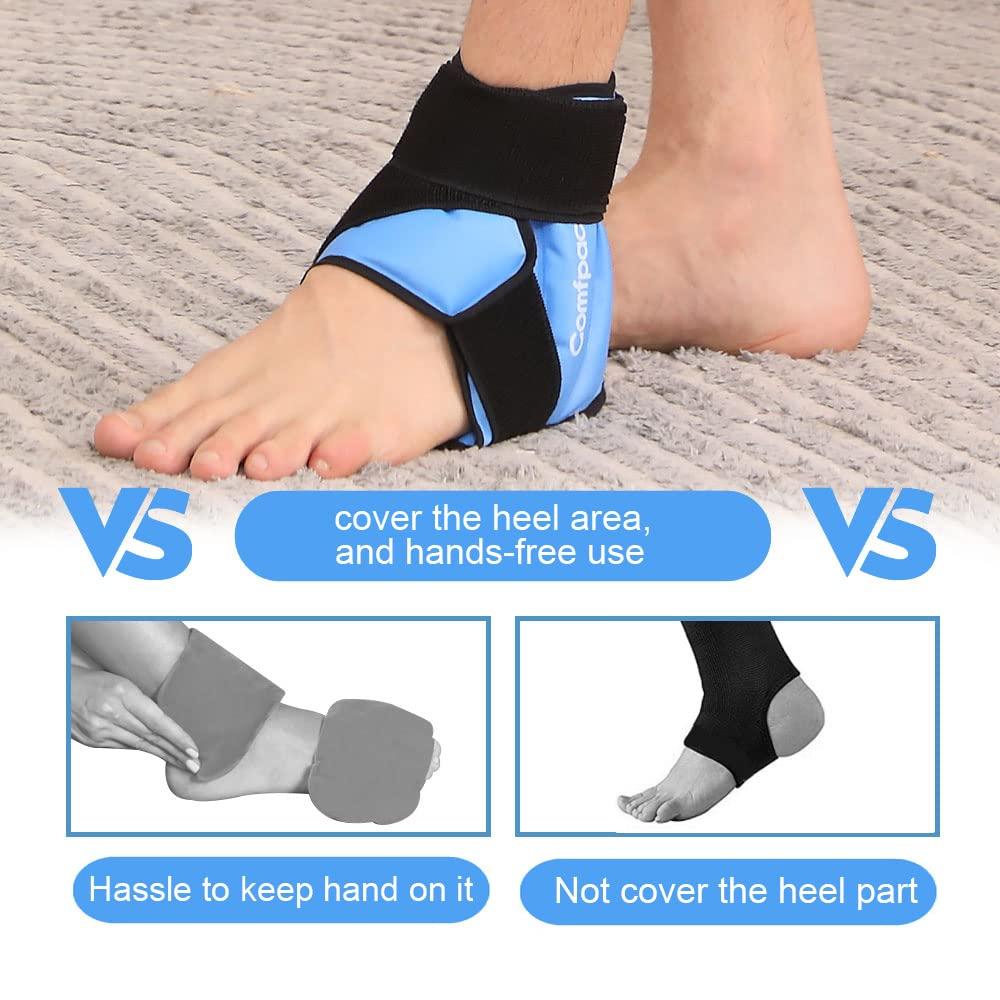 Comfpack Comfpack Hip Ice Pack Wrap for Hip Bursitis & Replacement Surgery, Reusable Compress Hip Brace with Gel Hot Cold Pack for Injuries, Hip Flexor Pain, Inflammation, Sciatica Nerve, Hamstring