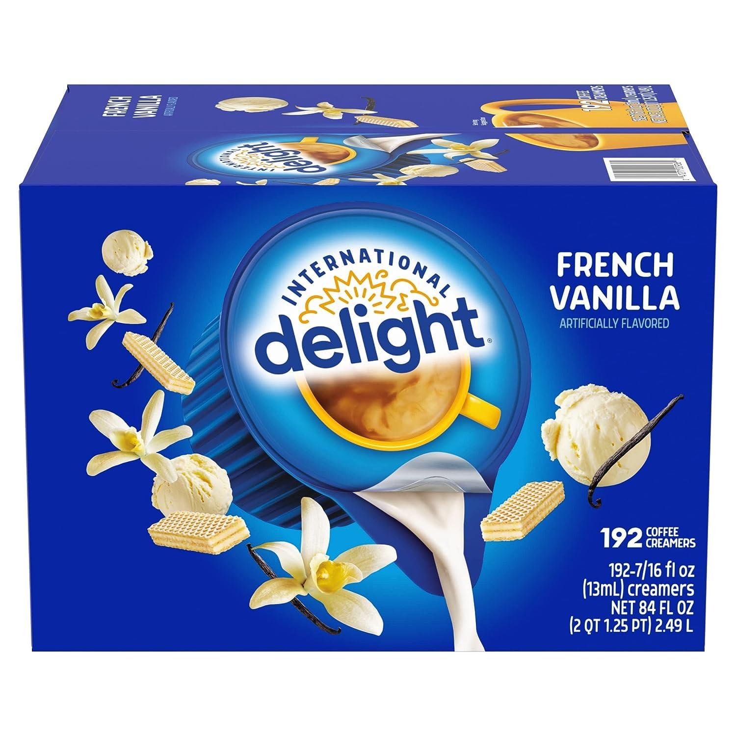 USA WORLD PIONEER French Vanilla Creamer Singles, 192 ct. - 2pk