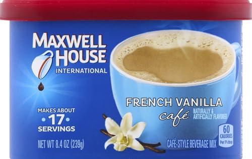 MAXWELL HOUSE Maxwell House International French Vanilla Caf Instant Coffee (8.4 oz Canister)