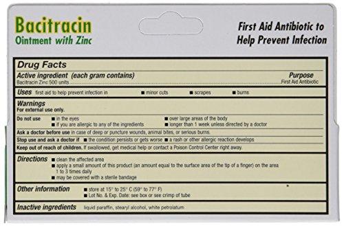 Bacitracin Bacitracin Zinc Ointment 1 Oz / 28 G (Pack of 4)