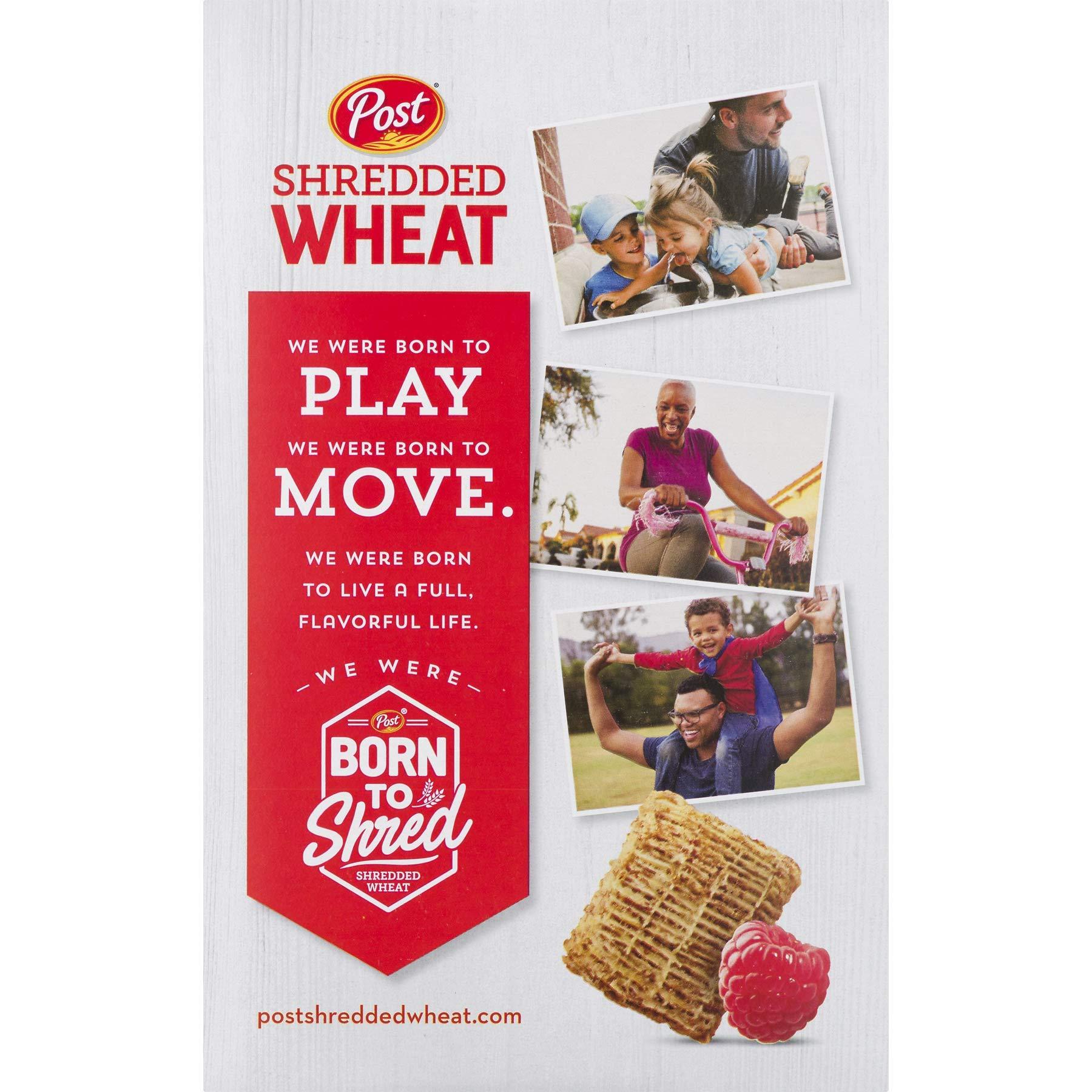 Shredded Wheat Post Shredded Wheat \' Bran, Spoon Size, 18-Ounce Boxes - Pack of 6