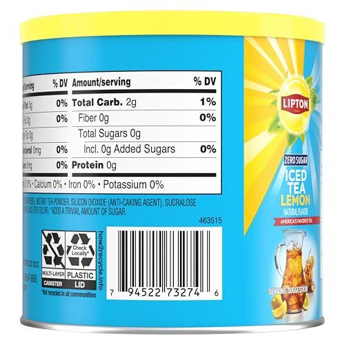 Lipton Lipton Diet Iced Tea, Lemon Iced Tea, Sugar-Free, 5.9 Ounces