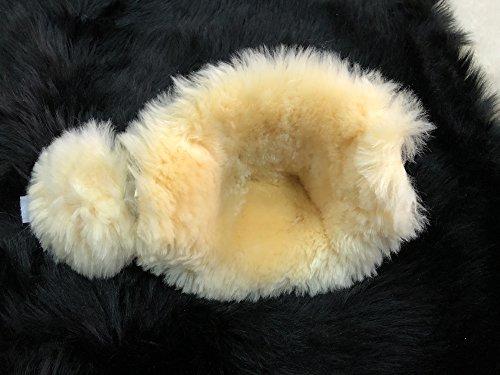 HUAHOO 100% Genuine Sheepskin Heel Protector Protect Feet, Heels & Elbows Bed & Pressure Sores(1 Piece)