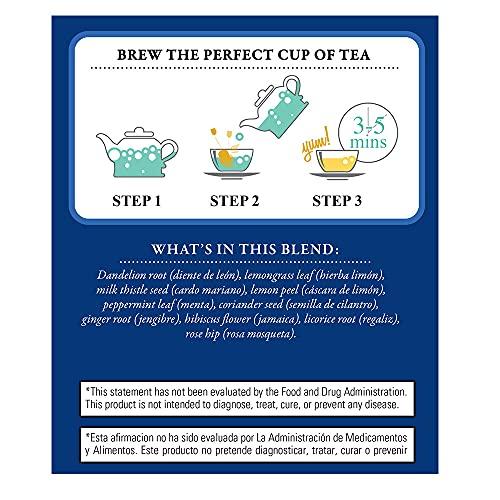 Tadin Herb and Tea Tadin Detox Dandelion Tea Blend. Caffeine Free. 24 Tea Bags. 1.19 oz. Pack of 6