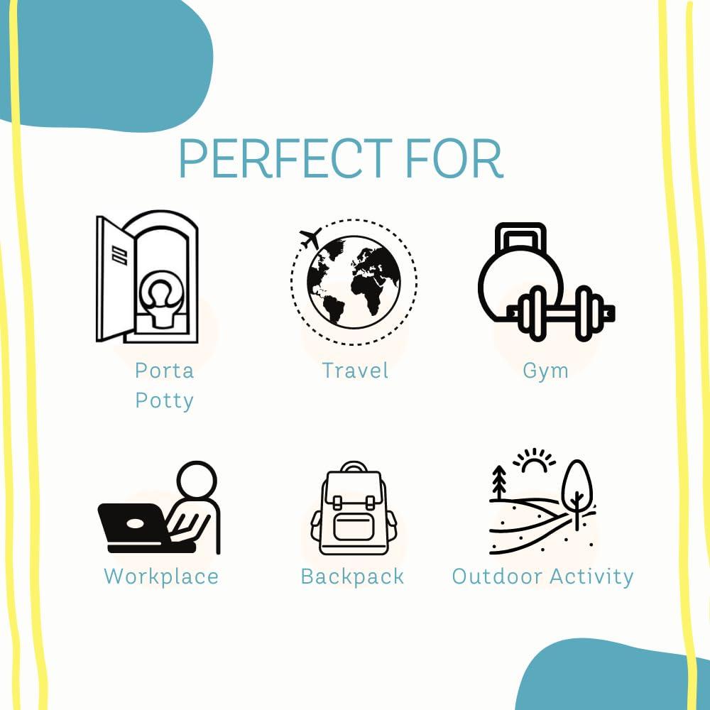 Stall Mates Wipes Stall Mates Wipes Witch Hazel: Flushable Wipes | Individually Wrapped | Travel Friendly | Soothing Witch Hazel | Unscented with Cucumber, Aloe and Chamomile | (30 on-the-go singles)