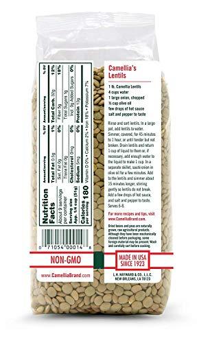 Camellia Brand Camellia Brand Dried Lentils, 1 Pound (Pack of 12)