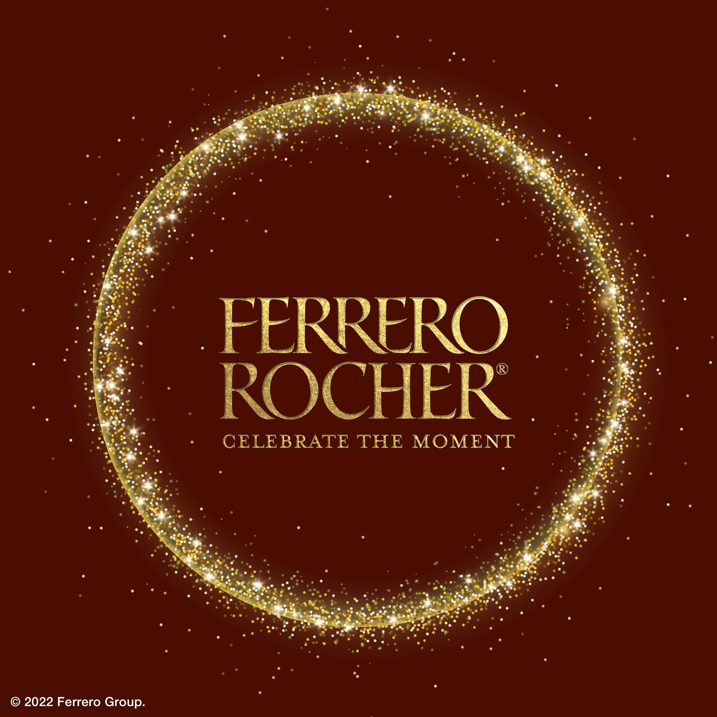 Ferrero Rocher Ferrero Rocher Premium Chocolate Bars, 8 Pack, Milk Chocolate Hazelnut, Luxury Chocolate, Individually Wrapped Holiday Treats, 3.1 oz Each