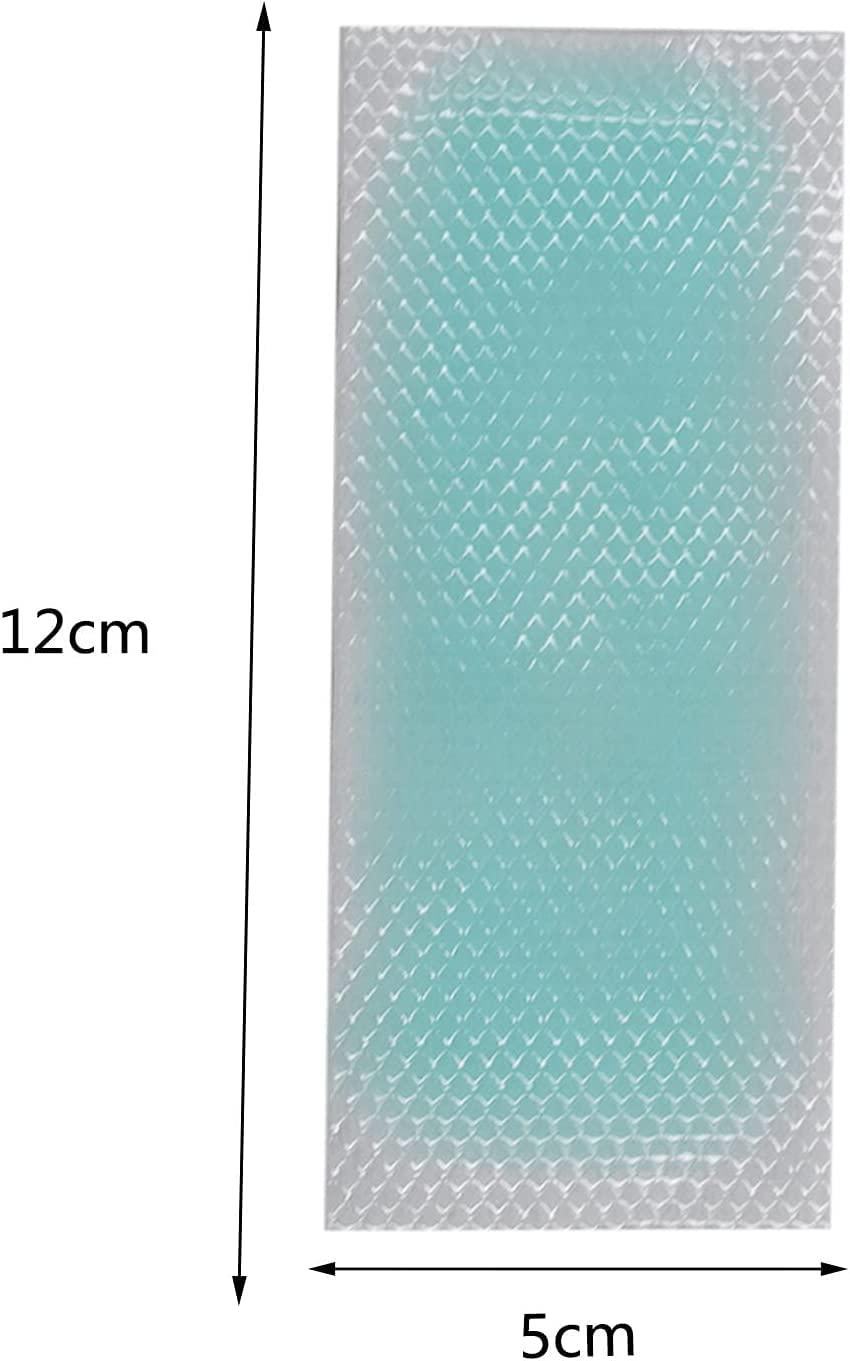 Peixiong 40 Sheets Cooling Gel Patches, Cooling Forehead Strips Cooling Gel Sheet for Relieve Fatigue, Refreshing, Sunstroke, Cooling Gel Forehead Patches Kids, Cooling Gel Patches for Adults