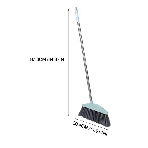 Yardwe Yardwe Indoor Outdoor Broom Floor Cleaning Broom with Long Handle Heavy- Duty Household Brooms for Home Kitchen