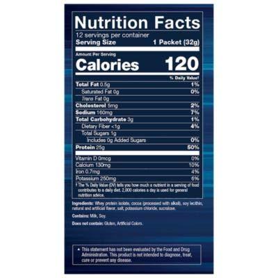 BODYTECH BODYTECH Whey Protein Isolate Powder - with 25 Grams of Protein per Serving & BCAA's - Ideal for Post-Workout Muscle Building & Growth, Contains Milk & Soy - Rich Chocolate (12 Packets)