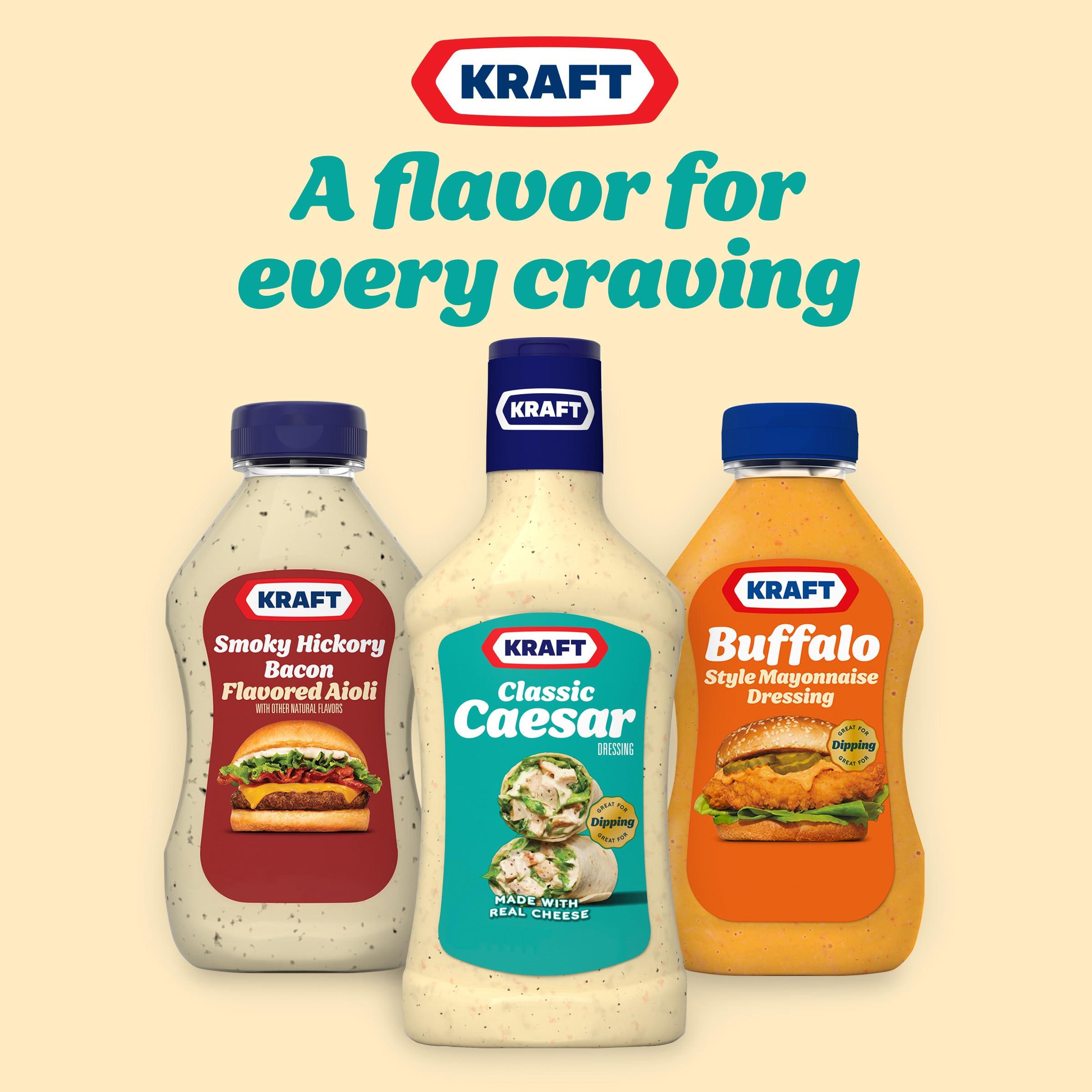 Kraft Kraft Salad Dressing, Caesar, 16 oz