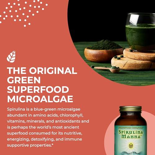 HEALTHFORCE SUPERFOODS HealthForce SuperFoods Spirulina Manna - Capsules - 150 Vegan Capsules