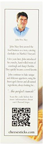 John Macy John Macy Cheese Crisps Cheddar Asiago, 4.5000-ounces (Pack of6)