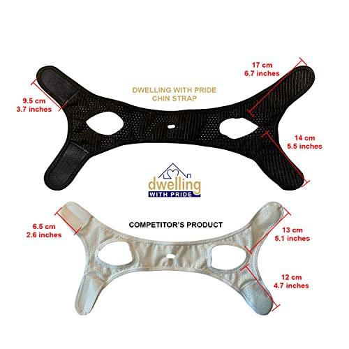 Dwelling With Pride Anti Snore Chin Strap | Anti-Dry Mouth Chin Strap for CPAP Users | Stop Noise | Snoreless Sleeping Solution for Men and Women | Breathing Aid for Snoring