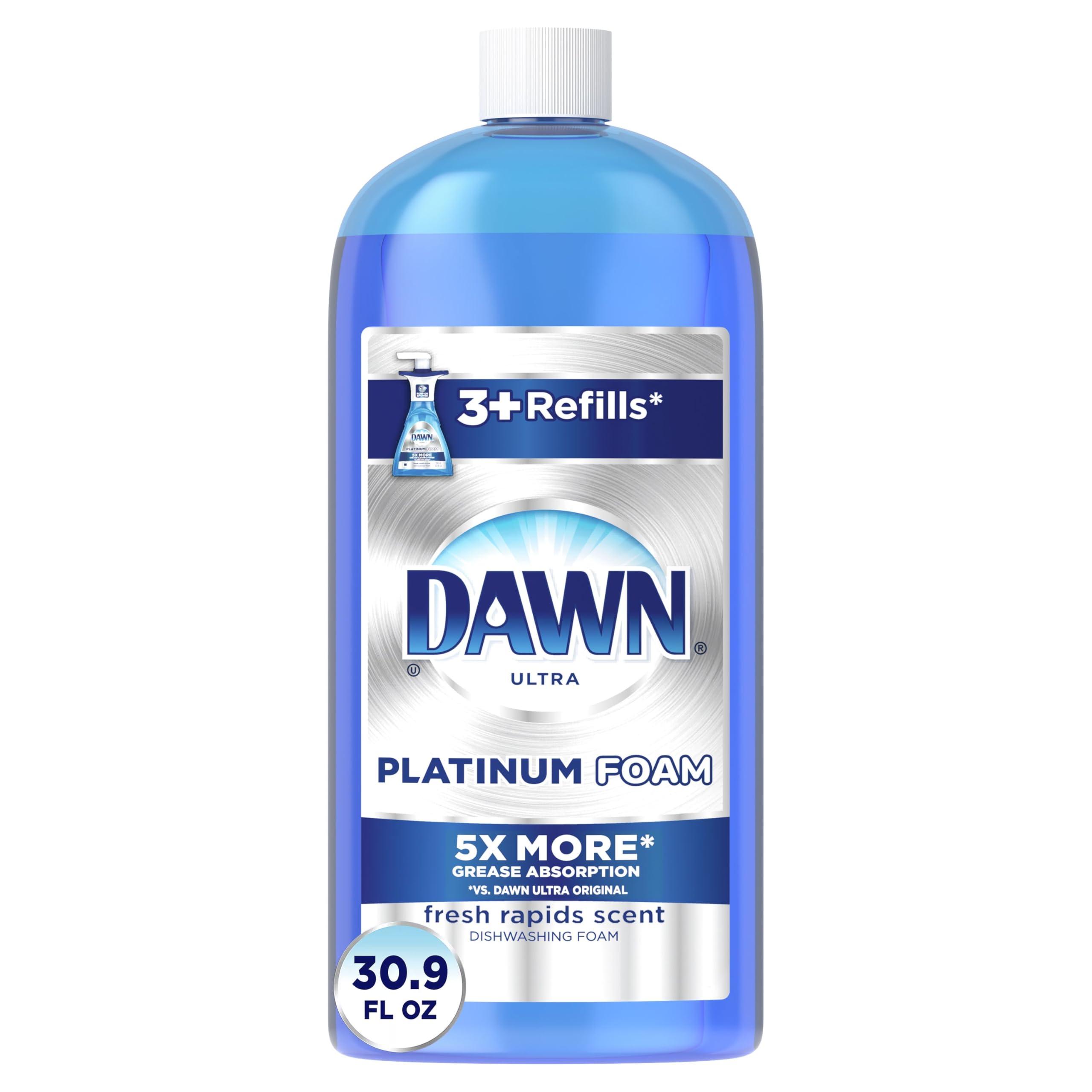 Dawn Dawn Dish Soap, Direct Foam Dishwashing Foam, Refill, Fresh Rapids Scent, 30.9 Fluid Oz (pack of 6)