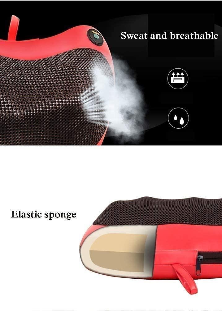 SMSOM SMSOM Back Massager, Shiatsu Neck Massage Pillow, Deep Tissue Kneading for Shoulder, Lower Back, Calf and Muscle Pain Relief, Use at Home, Office, and Car