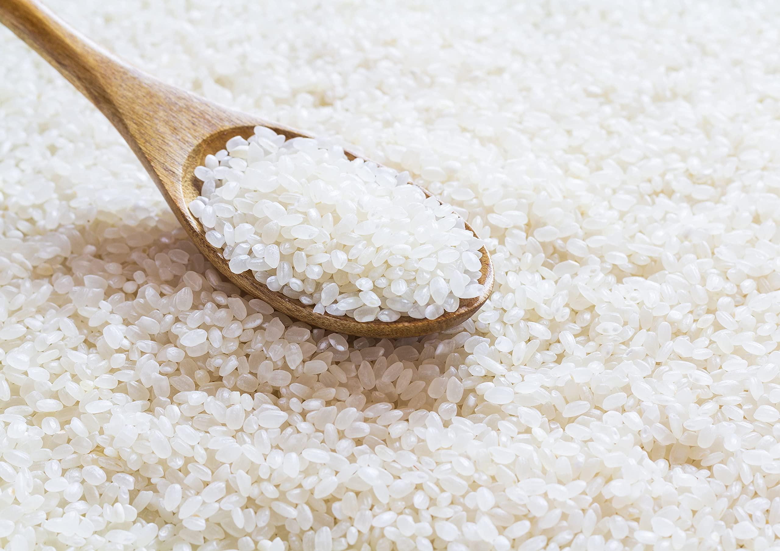 Food to Live Food to Live Organic Short Grain White Sushi Rice, 1 Pound Non-GMO Japanese Style Perfectly Sticky Rice, Vegan, Bulk. Easy to Cook. Great as a Side Dish. Perfect for Sushi, Salads, and Desserts