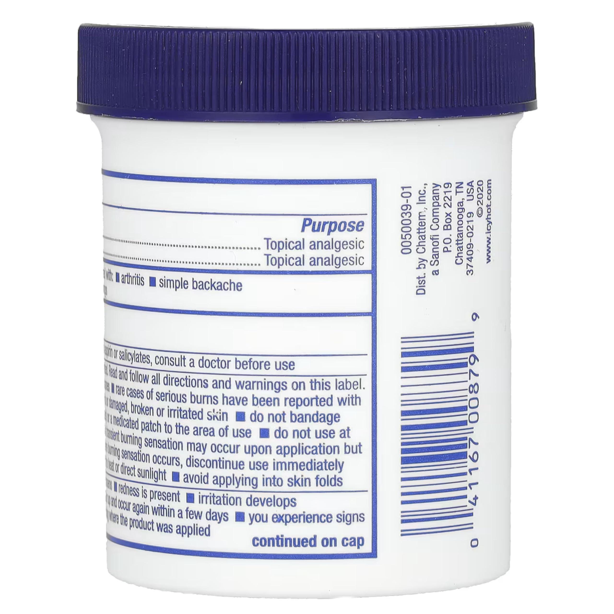 Icy Hot Icy Hot Balm Size 3.5z Icy Hot Extra Strength Balm