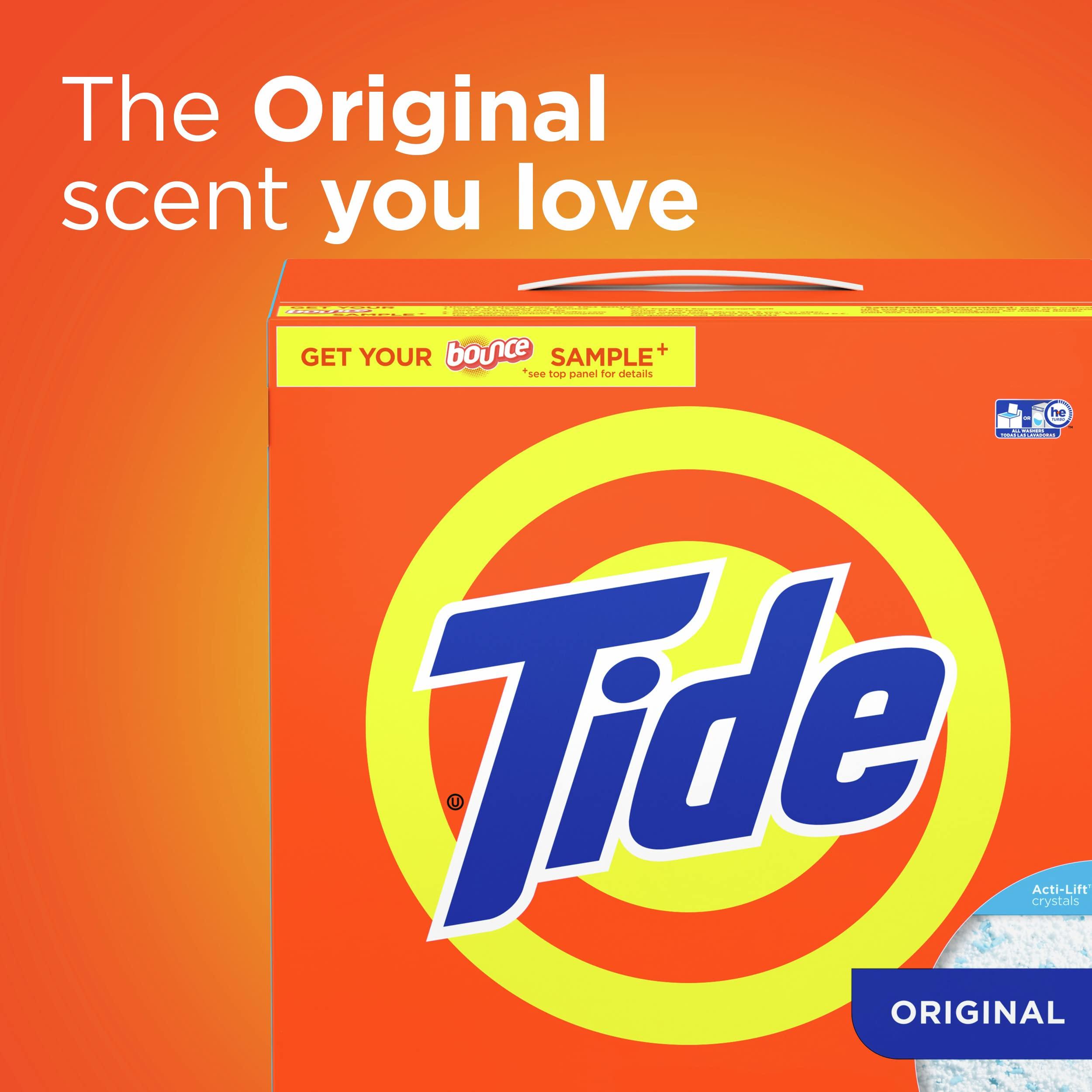 Tide Tide Powder Laundry Detergent Original, 143 Ounce (Packaging May Vary)