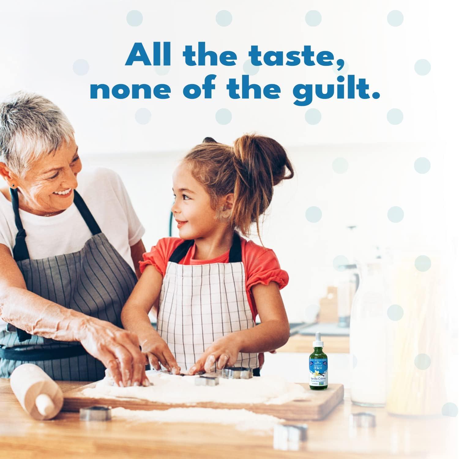 Sweet Drops SweetLeaf Sweet Drops - Flavored Stevia Liquid Sweetener, Organic Stevia Extract, Zero Calorie, Keto Friendly, Non GMO, Natural Flavor, Sugar Alternative - Vanilla Creme, 2 Fl Oz (Pack of 3)