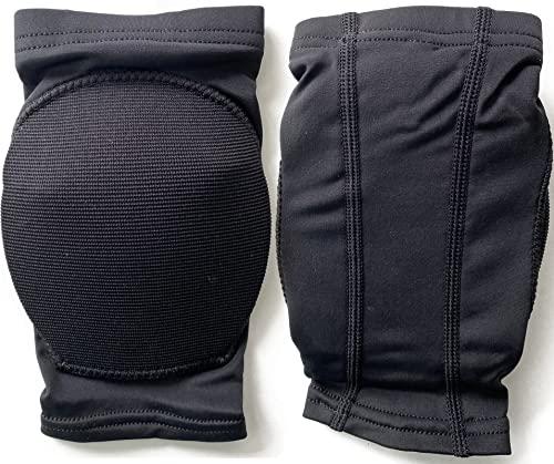DANCEYOU DANCEYOU Dance Knee Pads Hard Sponge Volleyball Knee Brace for Big Kid Teen Adults Football Pole Dancer Workout Knee Protector, Black, XL