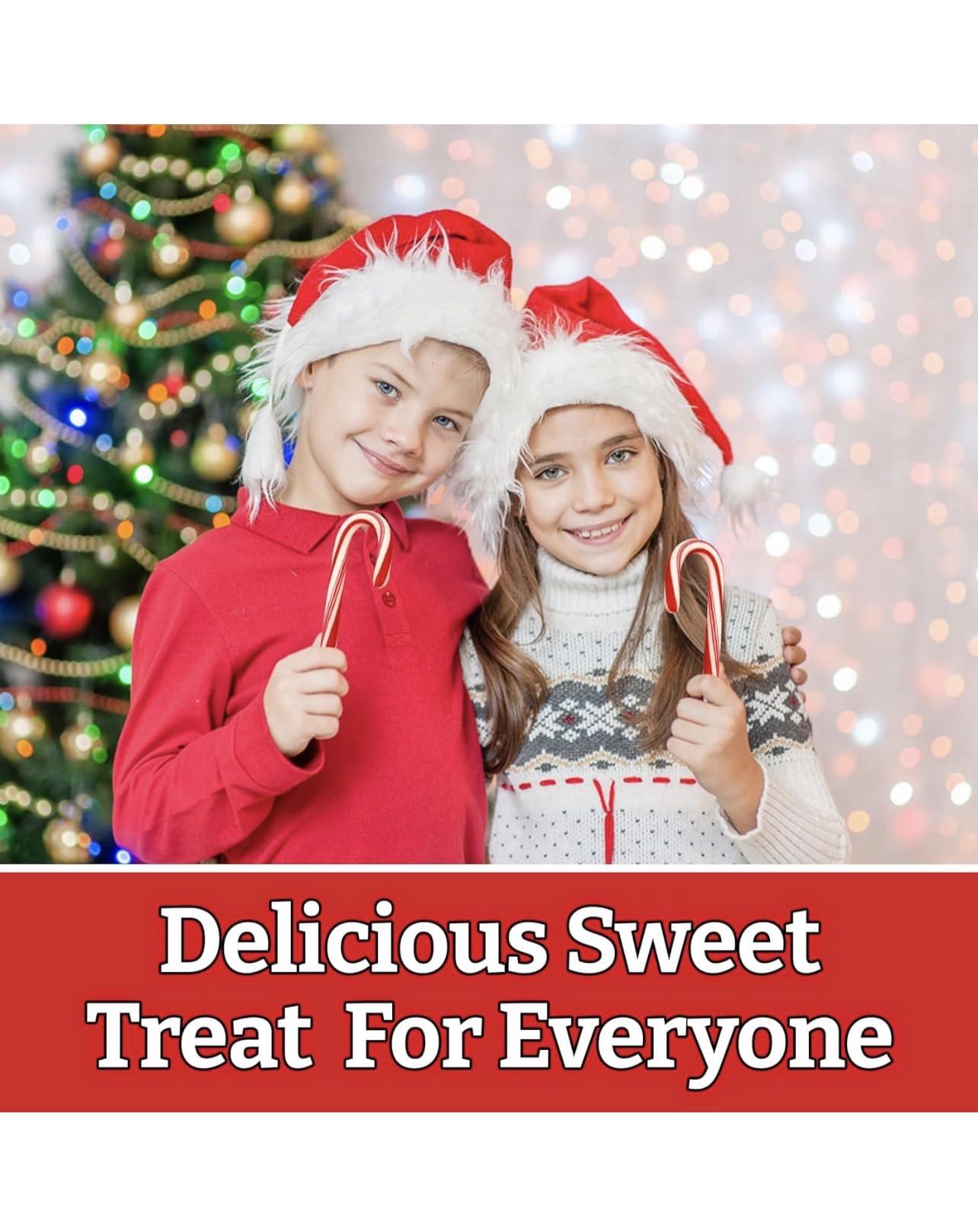 KANDYRIFIK CANDY CANES (432 COUNT) - 36 PACK, Peppermint Candy Canes, Individually Wrapped Bulk Candy Canes, Christmas Candy, Stocking Stuffers for Kids, Holiday Classic, Creative Booklet Idea and SameDay Shippers Souvenir Included