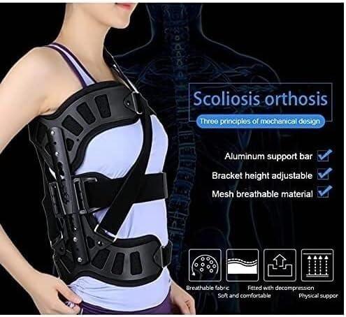 DEKOQ Back Brace Posture Corrector for Men and Women, Back Brace Posture Corrector for Men and Women - Adjustable Posture Back Brace for Upper and Lower Back Pain Relief - Muscle Memory Support Straightener