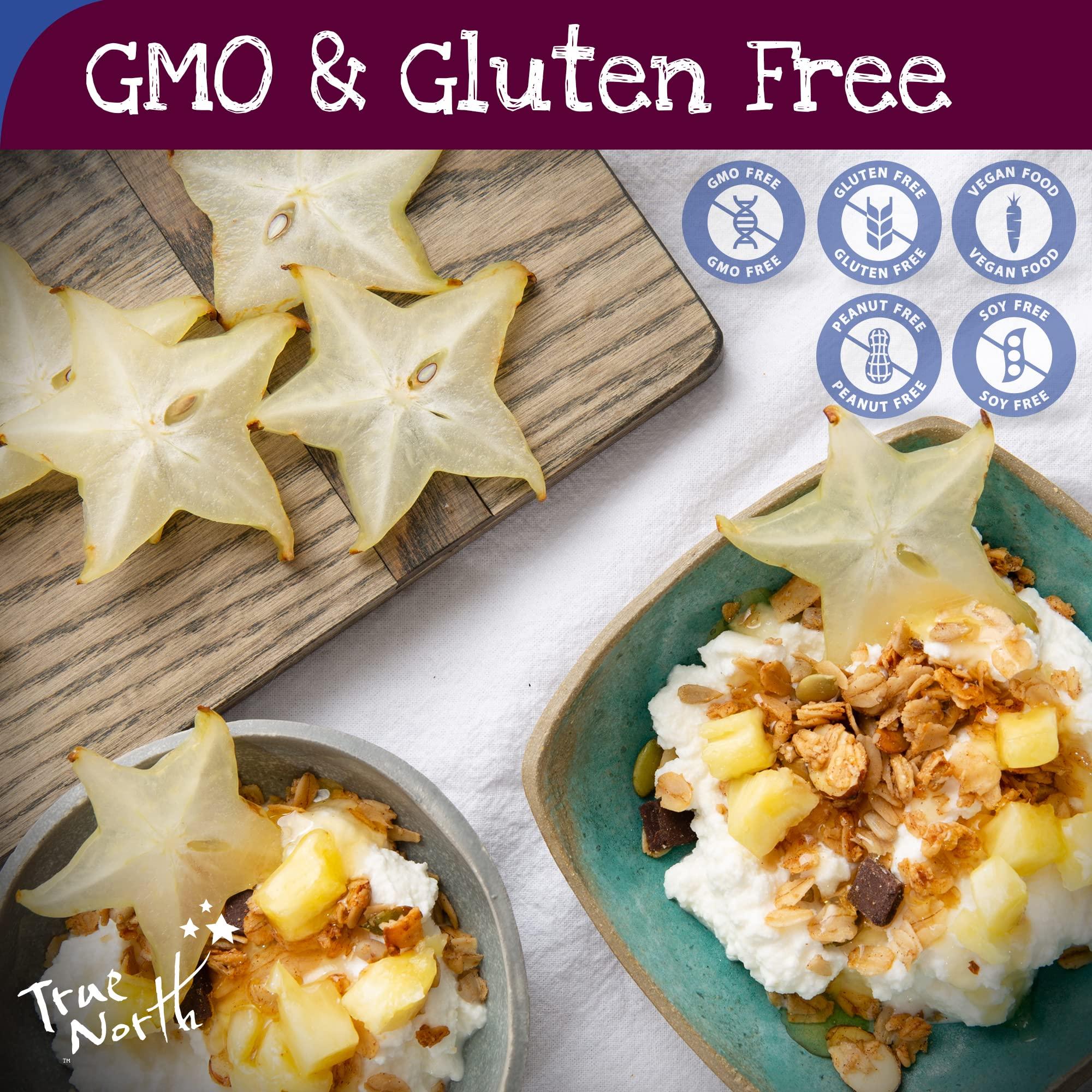 True North Granola Company Handmade in Vermont True North Granola First Date Granola, Maple Pecan, Rich in Protein, Low Sugar, Gluten Free, Vegan, Non-GMO, Bulk Bag, 5 lb.