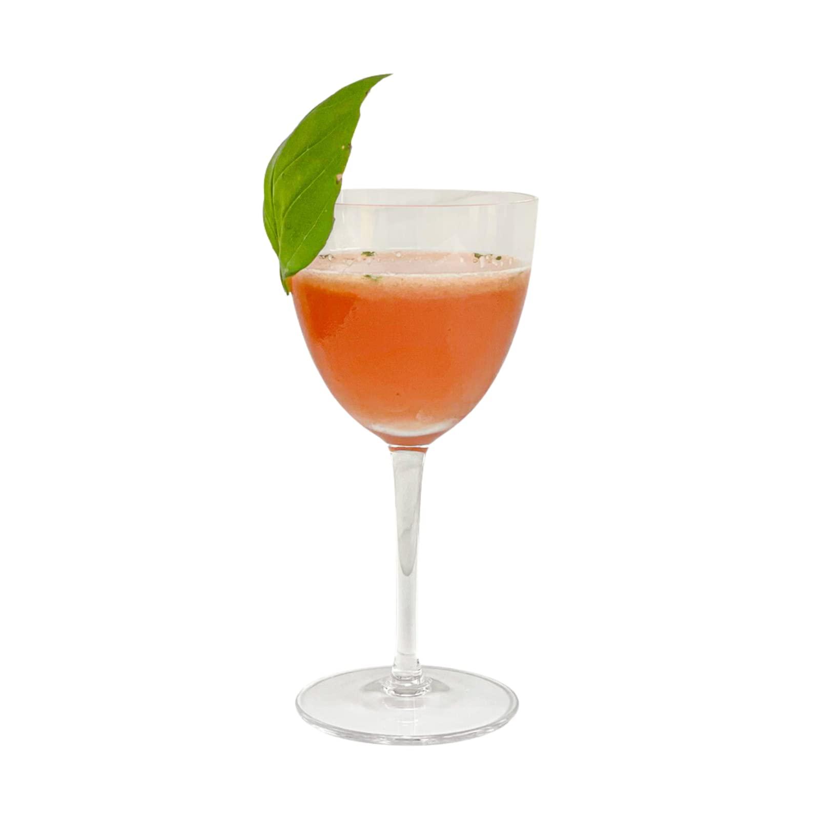 Morris Kitchen Morris Kitchen Stawberry Rose Cocktail Mixer - Flavored Artisanal Syrup Drink Mix, Mocktails Iced Beverages Icee Slushie Shaved Ice Snow Cone Cane Sugar Perfect With Vodka, Rum, Tequila, Seltzer 16 Oz