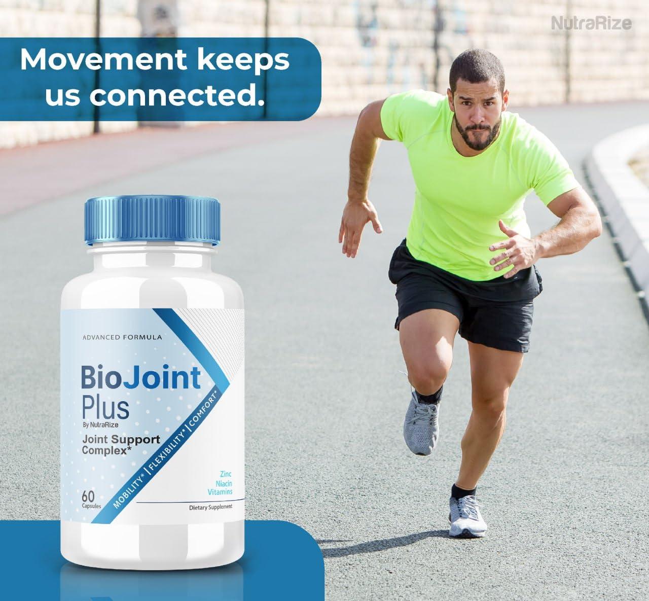 NutraRize (5 Pack) BioJoint Plus - BioJoint Plus Advanced Joint Support Formula, BioJoint Supplement, BioJoint Maximum Strength Pills for Joint Wellness and Mobility, Bio Joint Plus Reviews (300 Capsules)