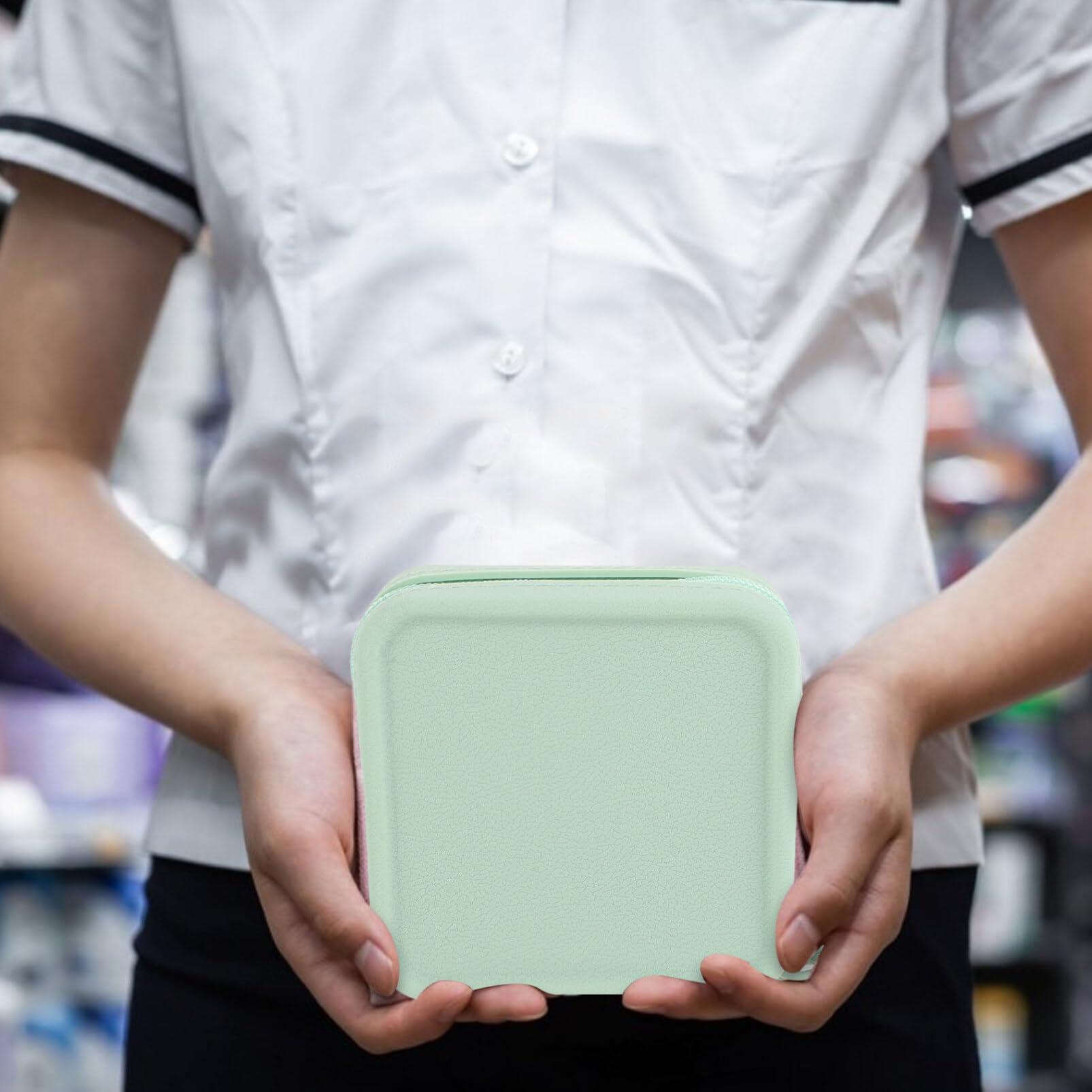 SOLUSTRE SOLUSTRE Sanitary Pad Bag Feminine Bag Sanitary Bags Tampon Holder for Purse Tampon Pouch Feminine Bag Tampon Bag for Purse Small Period Bag Travel Container Ocean