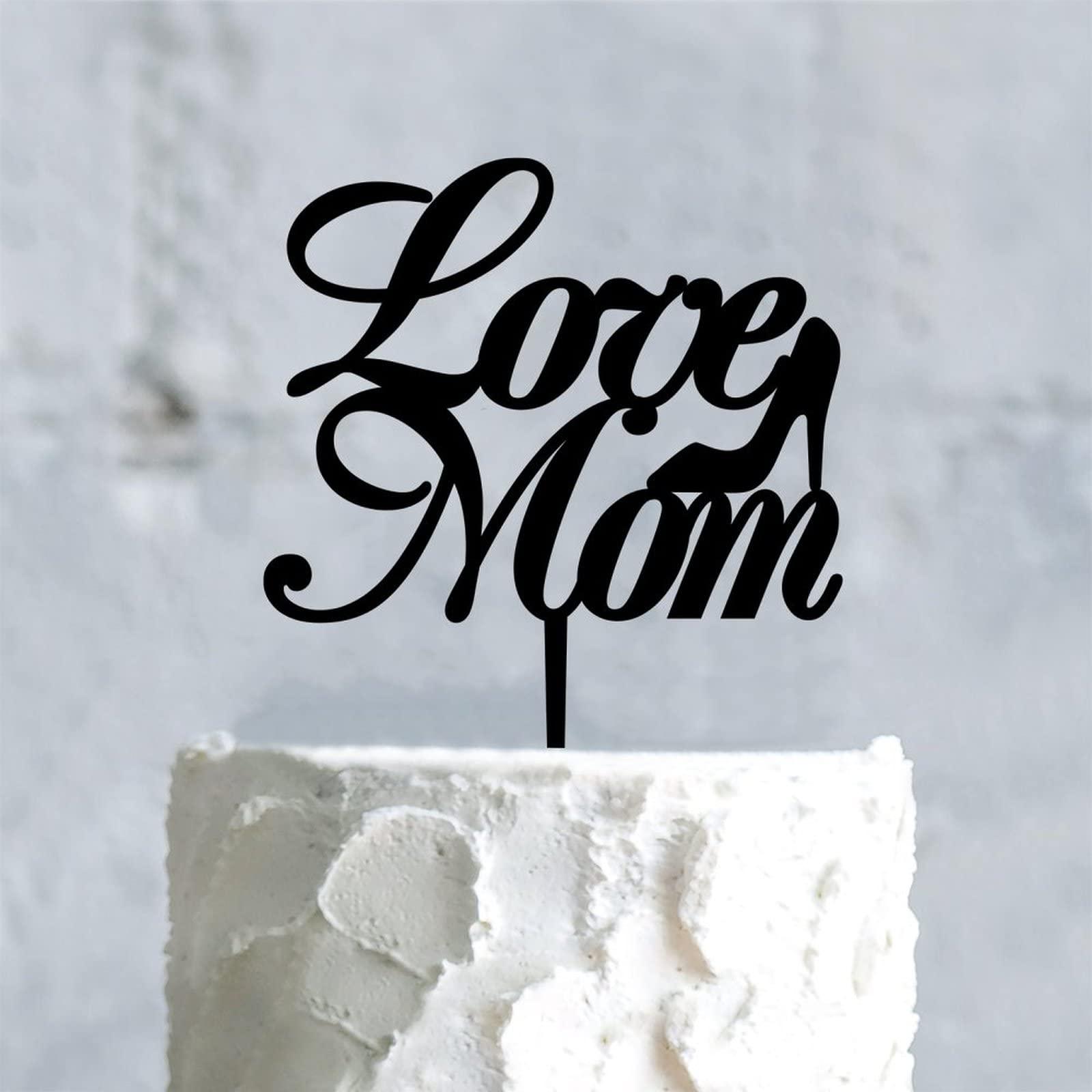 LetusZhogo Happy Mothers Day Cake Topper, Cake Topper, Mothers Day Cake Topper, Mother's Day Cake Topper, Mothers Day